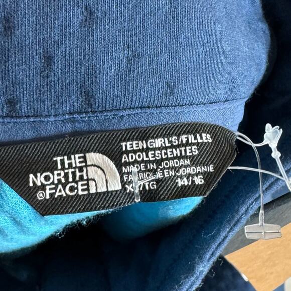 The North Face Edgewater Quilted 1/4 Snap Pullover Sweater‎  Girls XL New - Picture 7 of 10